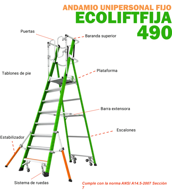 ANDAMIO ECOLIFT 490 FIJO UNIPERSONAL (1)